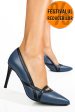 Pantofi albastri piele naturala 1s77394