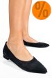 Balerini bleumarin piele naturala intoarsa 3s7707