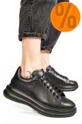 PANTOFI SPORT NEGRI PIELE NATURALA 4S77421