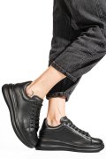 PANTOFI SPORT NEGRI PIELE NATURALA 4S77421
