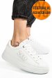 Soprani couture, pantofi sport white scw424p84