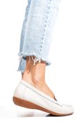 MOCASINI BEJ PIELE NATURALA FSP003633