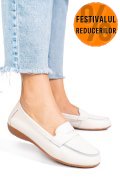 MOCASINI BEJ PIELE NATURALA FSP003633