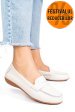Mocasini bej piele naturala fsp003633
