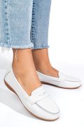 MOCASINI ALBI PIELE NATURALA FSP003633