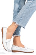 MOCASINI ALBI PIELE NATURALA FSP003633