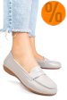 Mocasini gri piele naturala fsp003633