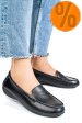 Mocasini negri piele naturala fsp003633