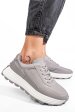 Pantofi sport dark grey piele naturala fsp001-743