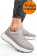 Pantofi sport dark grey piele naturala fsp001-743