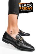 MOCASINI NEGRI PIELE NATURALA TIMA823