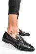 Mocasini negri piele naturala tima823