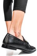 MOCASINI NEGRI PIELE NATURALA TIMA823