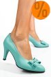 Pantofi turcoaz piele naturala 5s77772