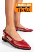 BALERINI ROSII PIELE NATURALA 3S7725
