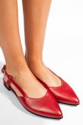 BALERINI ROSII PIELE NATURALA 3S7725