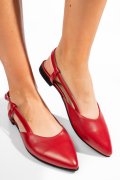 BALERINI ROSII PIELE NATURALA 3S7725