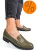 Mocasini olive piele naturala 1s77114
