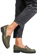 MOCASINI OLIVE PIELE NATURALA 1S77114