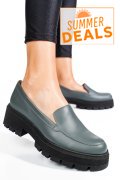 MOCASINI GRI PIELE NATURALA 2S7724