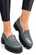 MOCASINI GRI PIELE NATURALA 2S7724