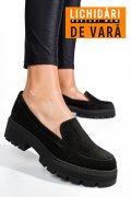MOCASINI NEGRI PIELE NATURALA INTOARSA 2S7724