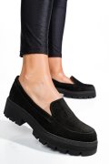 MOCASINI NEGRI PIELE NATURALA INTOARSA 2S7724