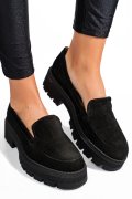 MOCASINI NEGRI PIELE NATURALA INTOARSA 2S7724