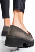 MOCASINI GRI PIELE NATURALA INTOARSA 2S77115