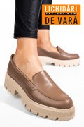 MOCASINI CAPPUCCINO PIELE NATURALA 2S7724