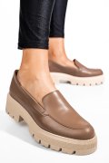 MOCASINI CAPPUCCINO PIELE NATURALA 2S7724