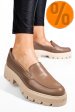 Mocasini cappuccino piele naturala 2s7724