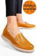 Espadrile portocalii piele naturala 4s7715