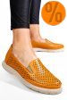 Espadrile portocalii piele naturala 4s7715