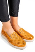 ESPADRILE PORTOCALII PIELE NATURALA 4S7715