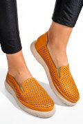 ESPADRILE PORTOCALII PIELE NATURALA 4S7715