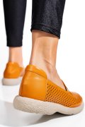 ESPADRILE PORTOCALII PIELE NATURALA 4S7715
