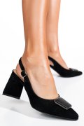 PANTOFI NEGRI PIELE NATURALA INTOARSA 5S77725B
