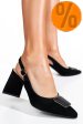 Pantofi negri piele naturala intoarsa 5s77725b