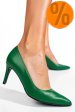 Pantofi dama guban piele naturala verde 1s77218