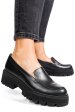 Mocasini negri piele naturala 2s7724