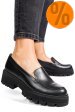 Mocasini negri piele naturala 2s7724