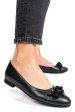 Balerini negri piele naturala 3s7731