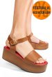 Sandale maro piele naturala cs77hiara207