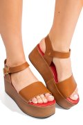SANDALE MARO PIELE NATURALA CS77HIARA207