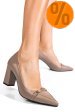 Pantofi taupe piele naturala 2s77359
