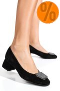 PANTOFI NEGRI PIELE NATURALA INTOARSA 5S77300