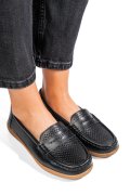 MOCASINI NEGRI PIELE NATURALA TSP3041