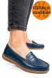 Mocasini bleumarin piele naturala tsp3041