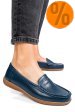 Mocasini bleumarin piele naturala tsp3041